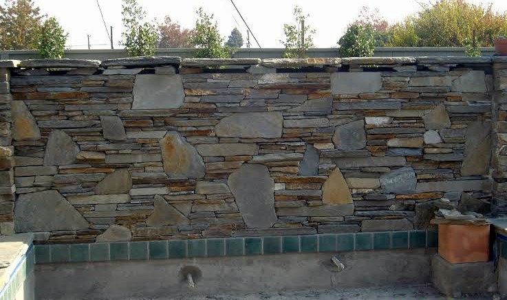 wall natural stone redondo beach